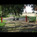 Die deutsch/dänische Grenze nördlich von Flensburg